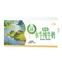皇氏乳业 P皇氏乳业低脂水牛纯牛奶200ml