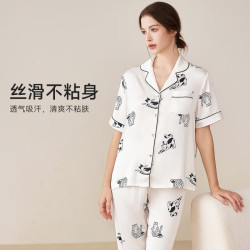 欧迪芬 秋冬情侣款家居服套装可外穿