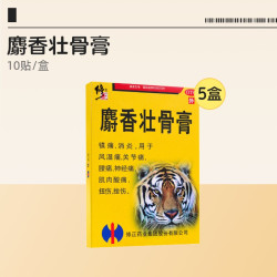 修正 5盒修正麝香壮骨止痛膏药消炎镇痛风湿骨外伤关节痛活血消肿贴膏
