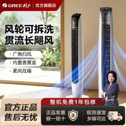 格力 塔扇家用无叶轻音电风扇大风摇头定时宿舍节能立式