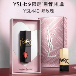 YSL 圣罗兰 黑管镜面唇釉 440 口红滋润显气色化妆品七夕情人节礼物生日女友