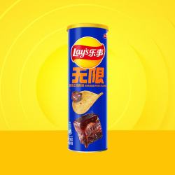 乐事 薯片休闲零食膨化食品 135/104/90克经典原味零食 多种混合口味 无限吮指红烧肉味104克