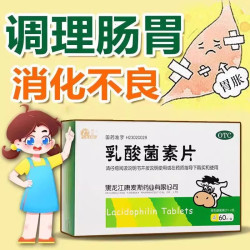 庆瑞 乳酸菌素片大便次数多不成形脾胃湿气重便稀大便粘滞肚子胀