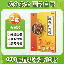 999 麝香壮骨膏10贴