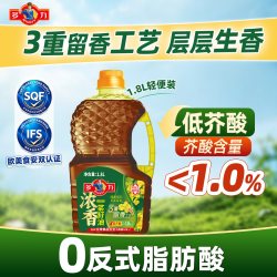 多力 浓香菜籽油1.8L瓶 家用非转基因