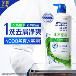 海飞丝 去屑洗发露 怡神冰凉型 1kg