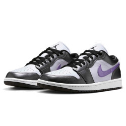 Jordan 男女休闲鞋乔丹AJ1 JORDAN 1运动鞋HJ5910-105黑紫