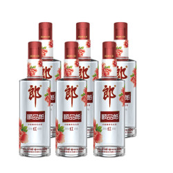 郎酒 顺品郎蓝顺红顺金盖480mlx6瓶装45度白酒纯粮光瓶酒兼香型