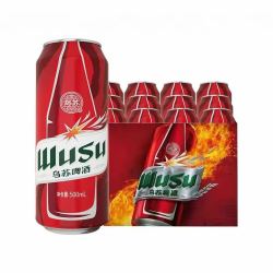 乌苏 500ml*12罐啤酒红乌苏夺命大乌苏新疆啤酒