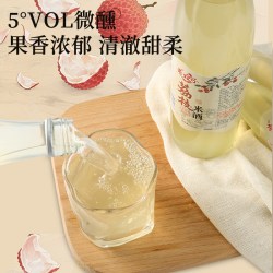 米嫂子 荔枝米酒500ml果香浓郁月子酒醪糟糯米酒甜酒微醺