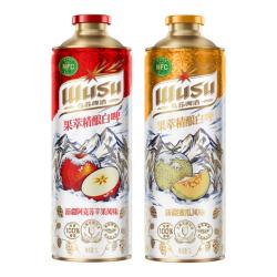 乌苏啤酒 新疆阿克苏苹果蜜瓜风味精酿白啤酒1L*3罐装范丞丞推荐