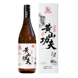 黄山功夫 徽派清酒国产15度纯米酒安徽低度微醺720ml*2瓶送礼袋