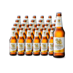 SINGHA 泰国皇室认证SINGHA狮牌拉格啤酒330ml*24瓶装原装进口正品保证/