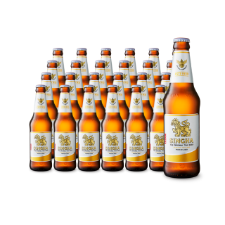 SINGHA 泰国皇室认证SINGHA狮牌拉格啤酒330ml*24瓶装原装进口正品保证/