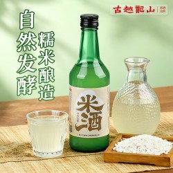 古越龙山 绍兴鲜米酒原味糯米酒500ml瓶装低度微醺醪糟汁甜酒酿