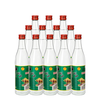 牛栏山 北京二锅头 42度陈酿白牛二 浓香风格500ml*12瓶整箱装酒水