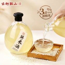 古越龙山 发酵糯米酒500ml瓶装原味鲜米酒甜酒正宗果酒醪糟汁酒酿