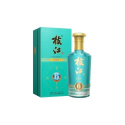 枝江 大曲官方旗舰店 枝江真年份6浓香纯粮食白酒整箱52度1瓶500ml
