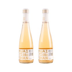 会稽山 米酒特产 正宗微醺糯米酒桂花清酿328ml*2瓶甘甜芳香甜酒酿