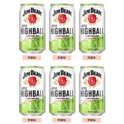 三得利 金宾嗨棒波本威士忌配制酒原味柠檬苹果预调鸡尾酒350ml