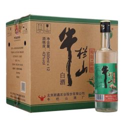 牛栏山 百年牛栏山精制陈酿口粮酒43度浓香风格经典亲民光瓶整箱装白酒