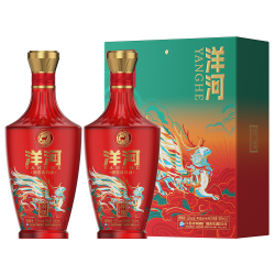 洋河 祥瑞礼盒 52度500mL*2瓶 官方旗舰店