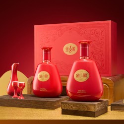金徽 酒金徽18双瓶礼盒46度500ml*2 浓香型白酒纯粮食