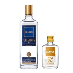 江小白 白酒52度金盖500ml高粱酒粮食酒大瓶装清香型酒