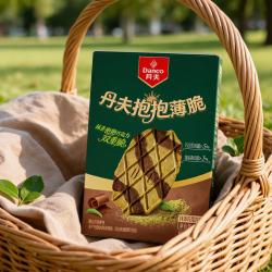 丹夫 33g抹茶巧克力抱抱薄脆饼干休闲办公室零食