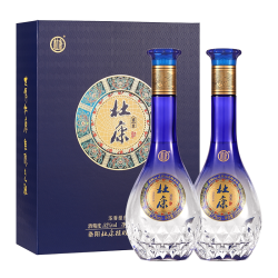 杜康 盛世酒礼盒52度500ml*2瓶浓香型白酒送长辈