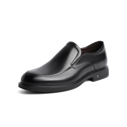 百丽 男鞋正装皮鞋一脚蹬真皮商务休闲鞋婚鞋B3GK7CM1