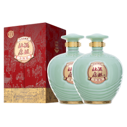杜康 酒祖小封坛青坛50度500ml*2瓶整箱装浓香型送礼宴请高端白酒