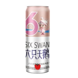 六只天鹅 原浆精酿小麦白啤酒10L超大桶（下出口款）出酒更方便