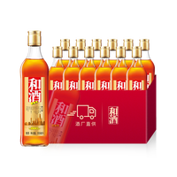 和酒  上海老酒金标五年陈 555ml*12瓶装 特型半干黄酒5年陈加饭酒