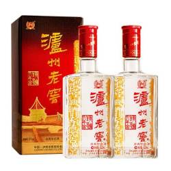泸州老窖 六年窖头曲52度500ml*2瓶浓香型纯粮白酒送礼陈酿百年