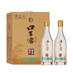 口子窖 濉溪特产50度500mL*2瓶 口子酒安徽兼香白酒礼盒官方旗舰店