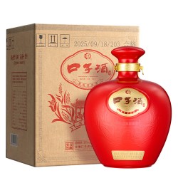 口子窖 红大坛口子50度2.5L*1坛安徽兼香白酒大坛酒纯粮酿造口粮酒