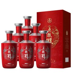 五粮浓香 五粮醇红装50度500ml*6瓶 浓香型白酒整箱婚宴 五粮液股份出品