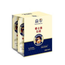 爱士堡 拉格啤酒500ml*4听/罐装德国进口啤酒