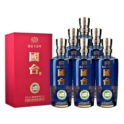 国台 贵州国台十五15年500ml*6瓶53度酱香型送礼白酒购酒网官方旗舰店