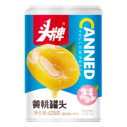 头牌 黄桃罐头 425g