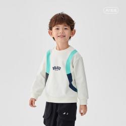 巴拉巴拉 宽松柔软小宝宝婴幼儿童卫衣男童长袖圆领内搭春秋装印花萌趣百搭