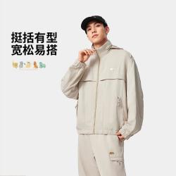 李宁 男士春夏透气风衣运动生活开衫长袖防风服外套男装亲肤