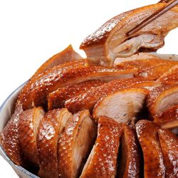龙福兴 酱香不腻真空卤鸭南京特产整鸭肉450g半只熟食酱板鸭