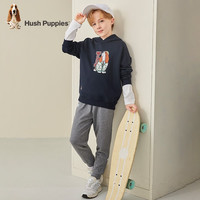 Hush Puppies 暇步士儿童连帽印花卫衣