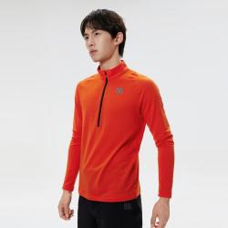 KOLON SPORT 户外运动徒步男子PIL POWERGRIP半拉链长袖T恤