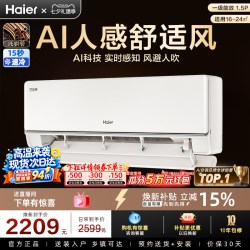 海尔 KFR-26GW/E2-1 AI人感防直吹 壁挂式空调