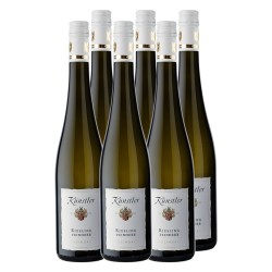 昆斯特勒 雷司令半甜白葡萄酒750ml*6瓶德国莱茵高原瓶进口