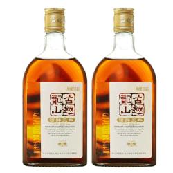 古越龙山 绍兴黄酒古越龙山清醇三年500ml*2瓶花雕老酒泡阿胶专用月子黄酒