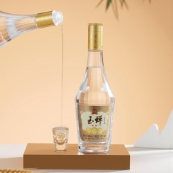 玉蝉老酒 玉蝉酒(陈酿)浓香型白酒52度1瓶固态发酵500ml高粱口粮酒